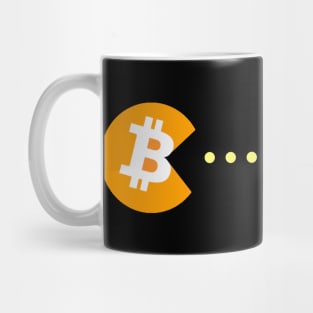 Bitcoin eats Dollar Mug